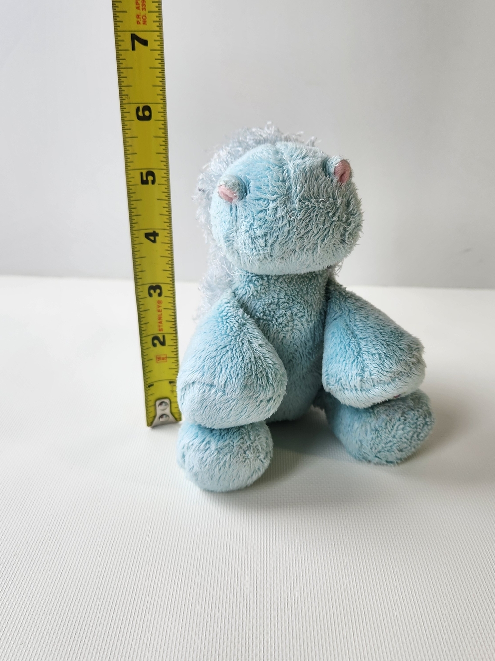 Webkinz Lil'kinz Blue Hippo Retired No Code HS009 Plush Toy Stuffed Animal Ganz - Picture 6 of 6